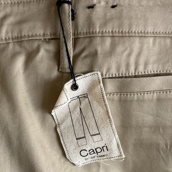 NWT Venezia Lane Bryant Khaki Capri Pants 24 - Picture 2 of 4